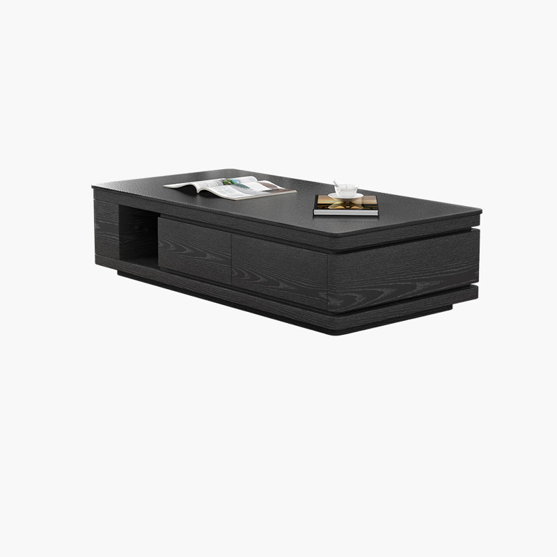 Table basse Modern, H 15,75 po x L 55,12 po x l 31,5 po, Blanc