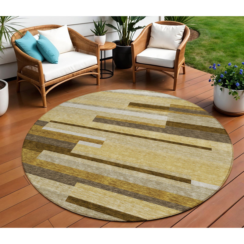 Tapis rond 8 po