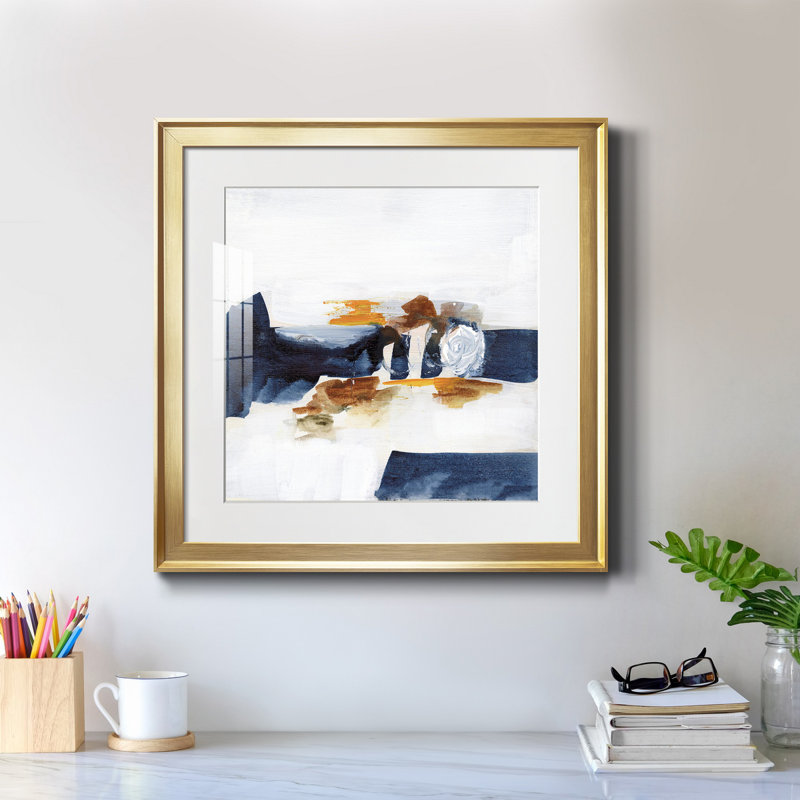 Going Home II - reproduction encadrée de qualité supérieure - prête à être accrochée, H 26,5 po x l 26,5 po x P 1,5 po, Blanc