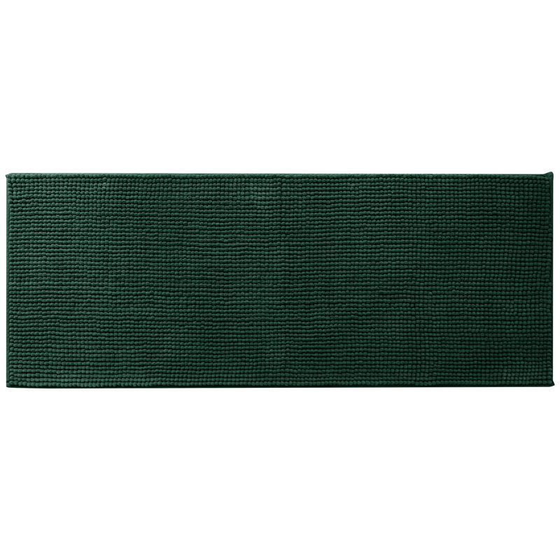 Tapis pour salle de bain Croley Luxury Chenille, L 24 po x L 60 po, Céladon