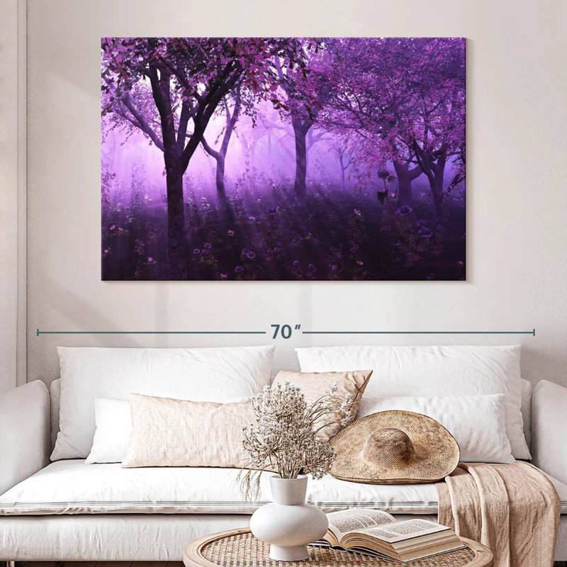 Forêt violette d'Alvord, H 34 po x l 51 po
