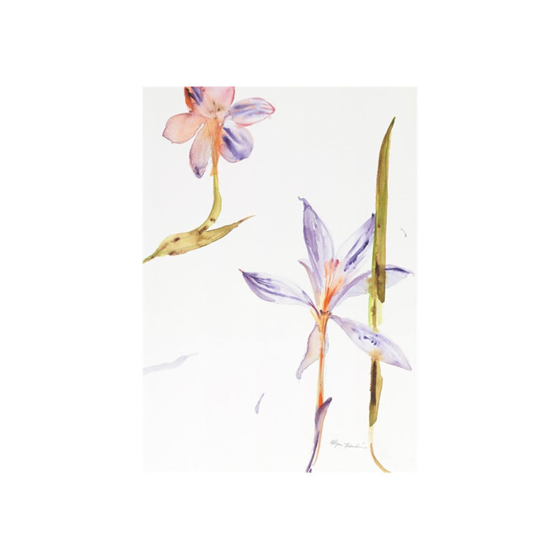 Bloom Bloom - peinture sur toile tendue, Couche de verre, H 76 po x l 54 po