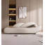 Canapé inclinable avec repose-pieds de style moderne de style médiéval