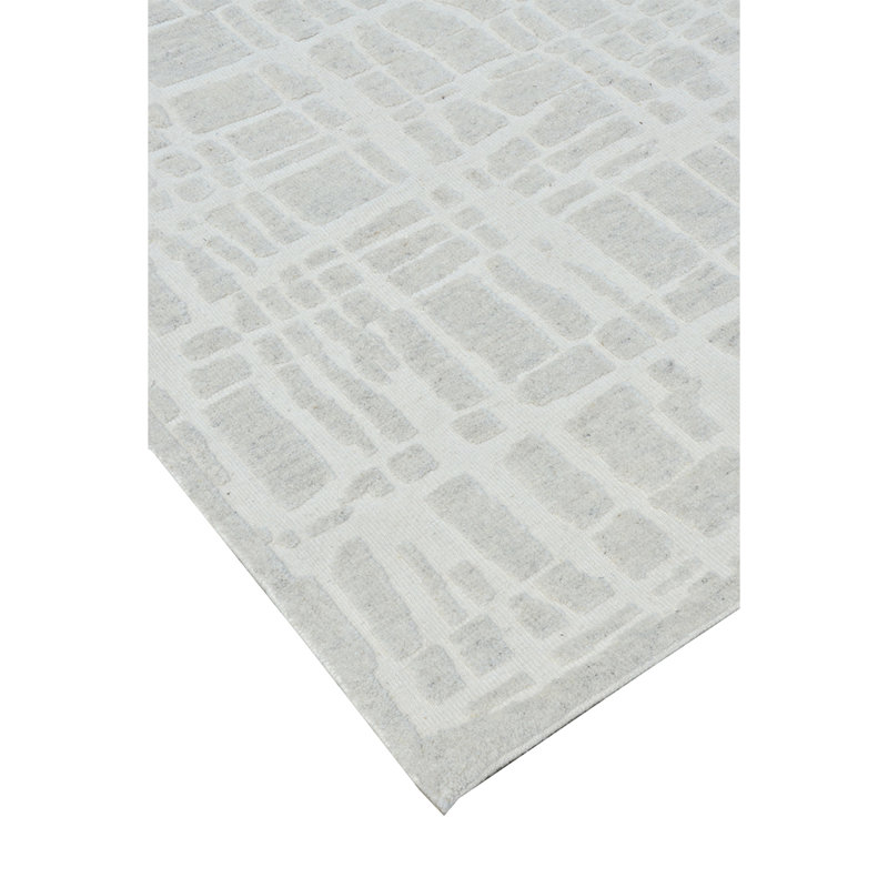Area Rug in Gray, Rectangle 8' x 10'