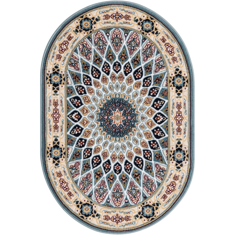 Kelayeh Oriental Indoor Rug, Oval 2'2" x 3'1"