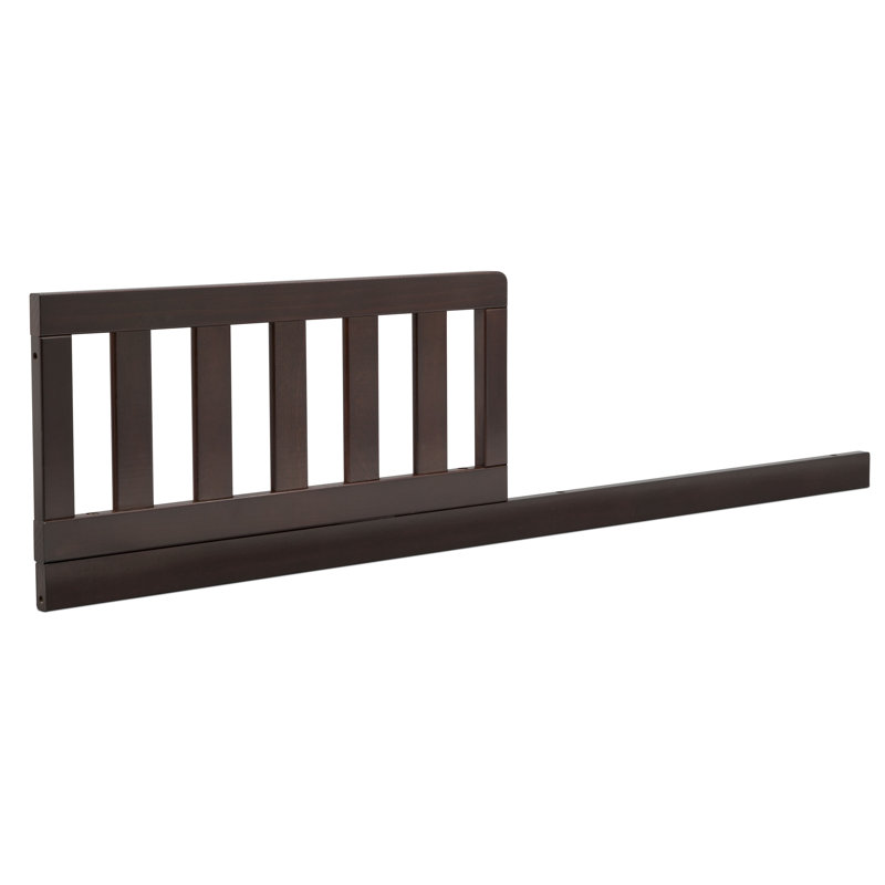 Dark Chocolate Wooden Toddler Bed Rail Kit