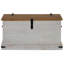 Coffre de rangement Vidaxl, bois de pin massif, coffre de rangement moyen-113269401-113269404