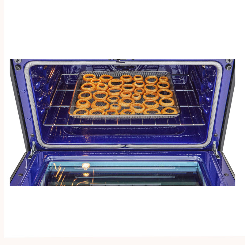 LG Smart Electric Double Oven Slide-in Range with InstaView®, ProBake® Convection, Air Fry, and Air Sous Vide, 7.3 cu. ft.