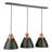3 - Light Dimmable Kitchen Island Chandelier