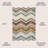 Monterey Chevron High-Low Multi/Cream Rug-118570374