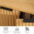 Fluted Corner Cabinet With 2 Doors And 2-Tier Shelves-818448397
