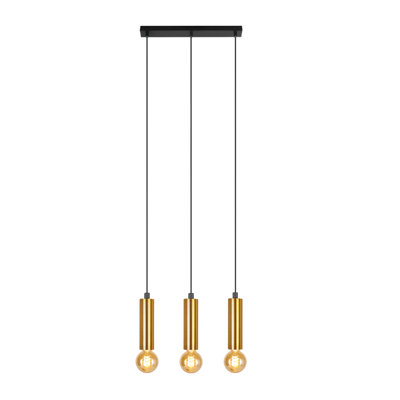 Agilmar 3 - Light Gold Cylinder Pendant