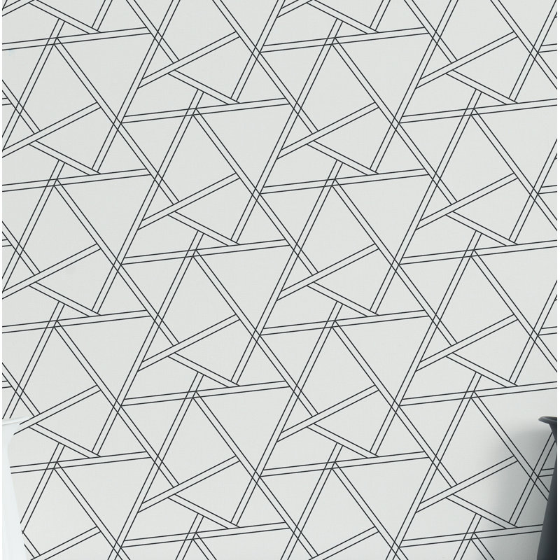 Transform Geometric Vinyl Peel & Stick Wallpaper Roll