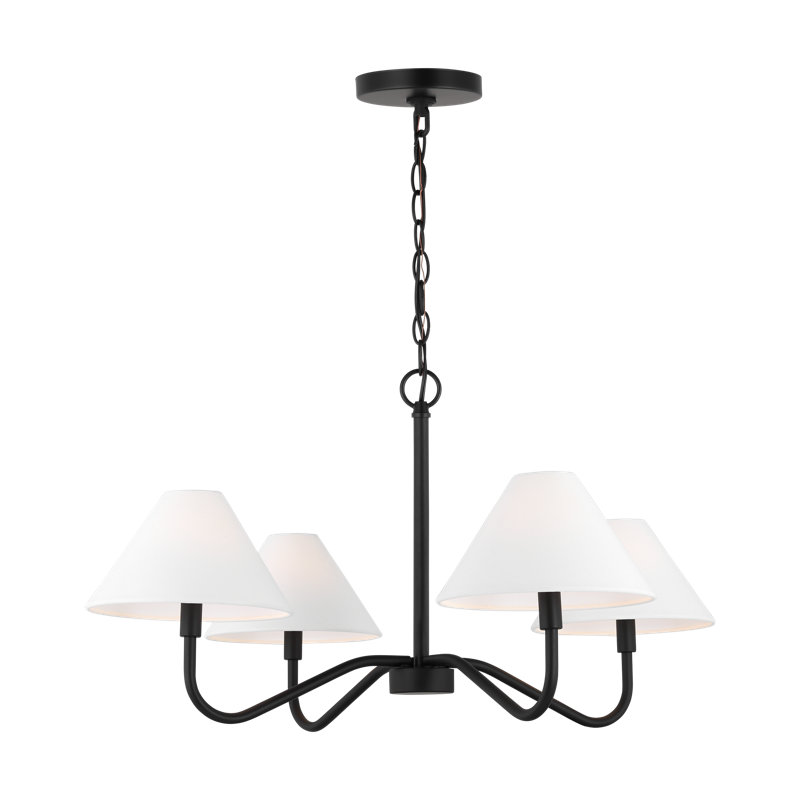 Eldon Medium Chandelier, Midnight Black