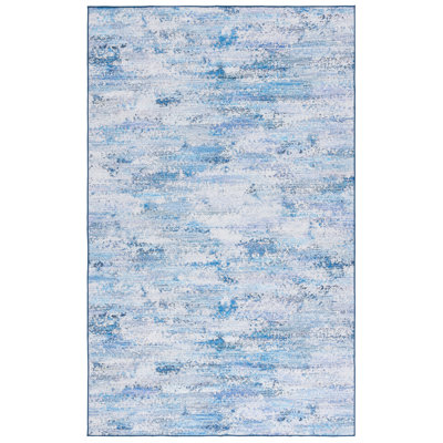 Tapis gris / bleu Kochyar 904