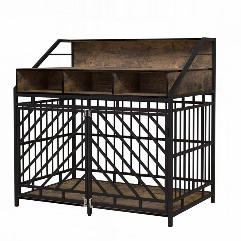Dog Kennel with Three Drawers Storages