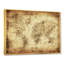 Ancienne carte du monde IV - reproduction de cadre flottant sur toile-59624959-59624973