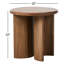 Paden Outdoor Round Teak Side Table