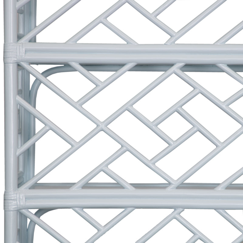Chippendale Bookcase, Light Blue