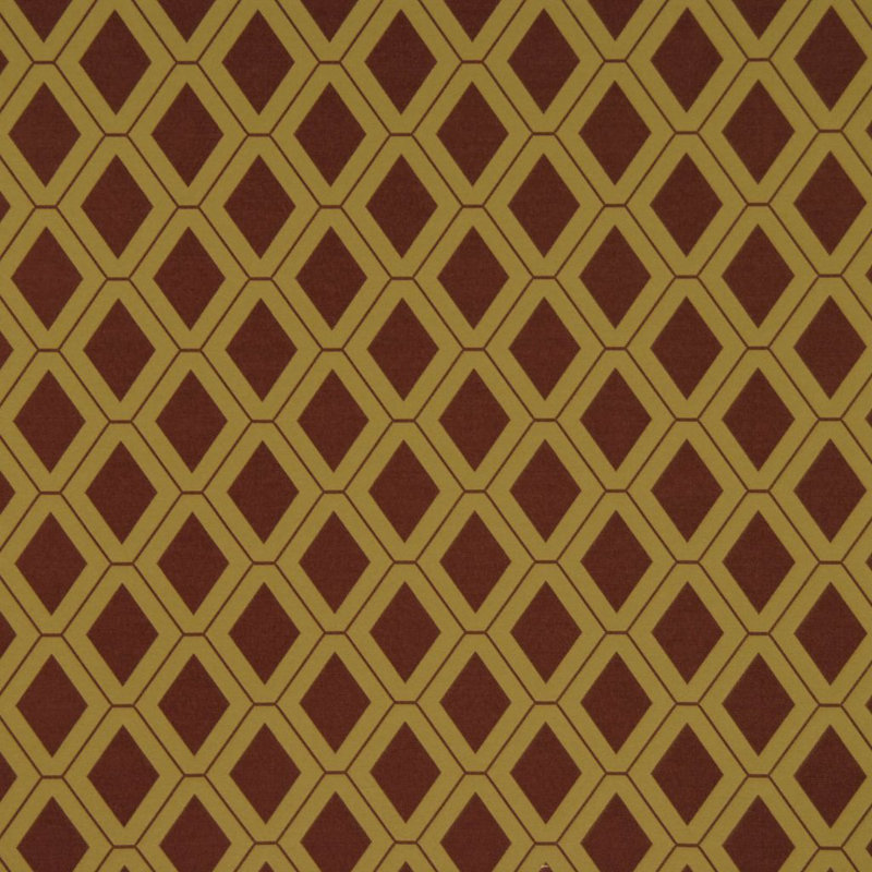 Allure Fabric, Brown/Yellow