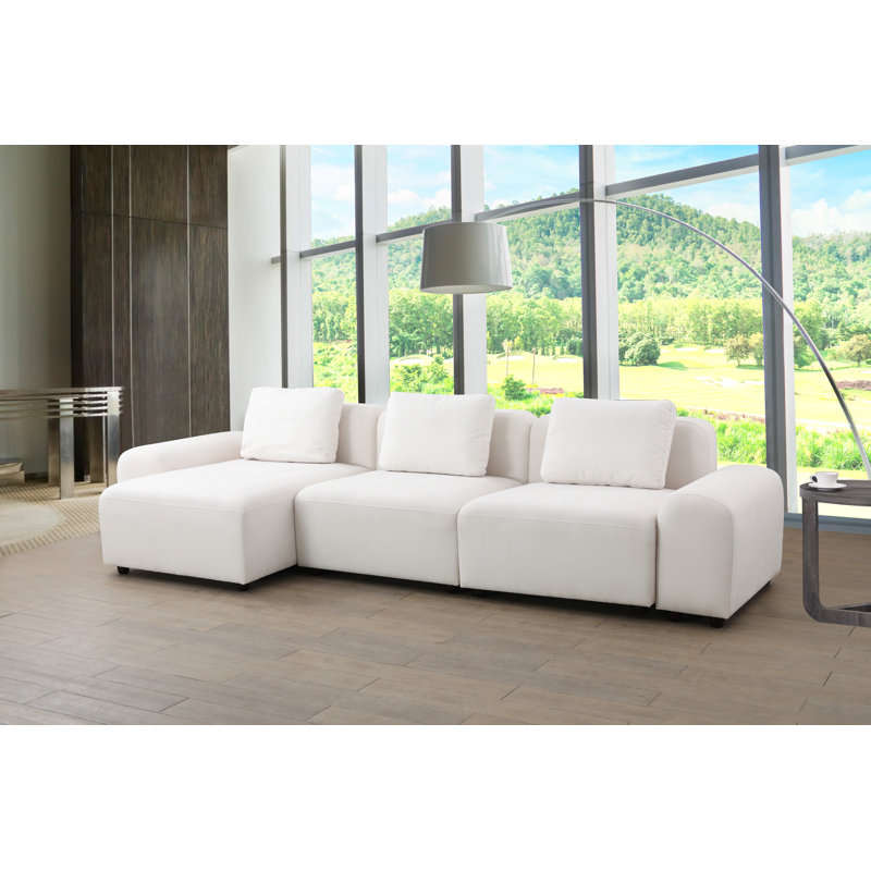 Jovonie Upholstered L-Shaped Sectional Left Hand Facing