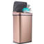 Nine Stars 13.2 Gallon Stainless Steel Motion Sensor Trash Can-38809682