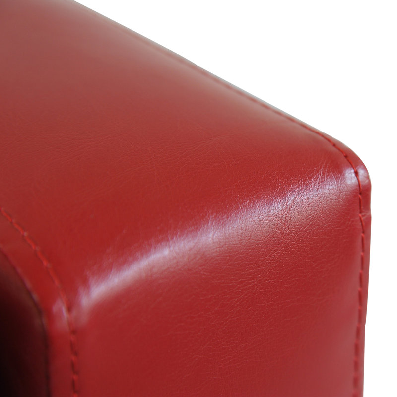 Banc de rangement Sivalls, Rouge