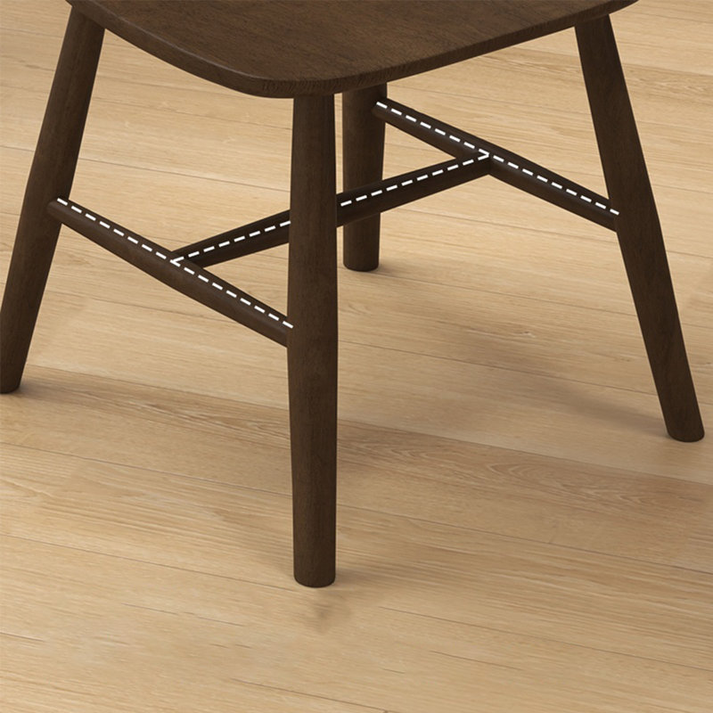 Ensembles de table en bois massif robustes et durables, 7, Brun