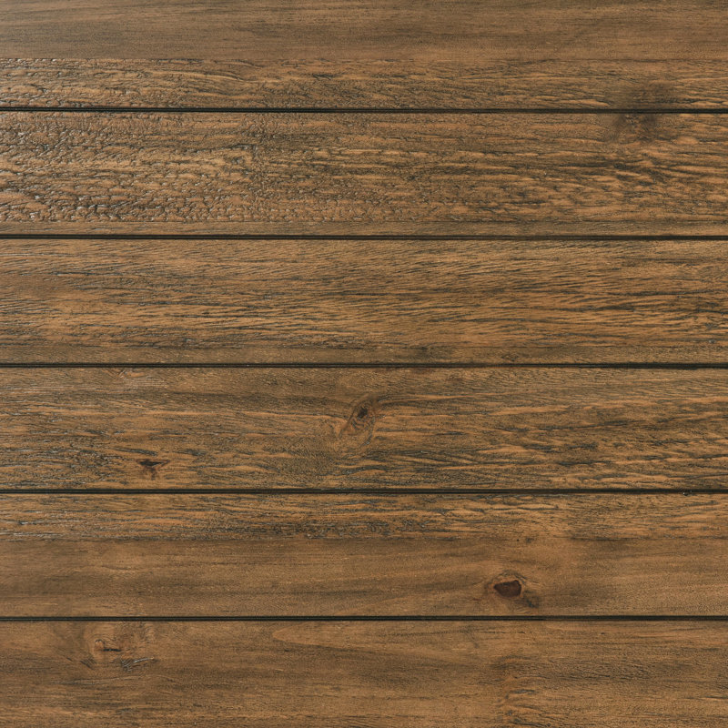 Table basse et de bout brun 3 pièces, forme rectangulaire, bois de pin, finition vieillie, rangement de tiroir, idéal pour un espace de vie principal avec décoration de livres