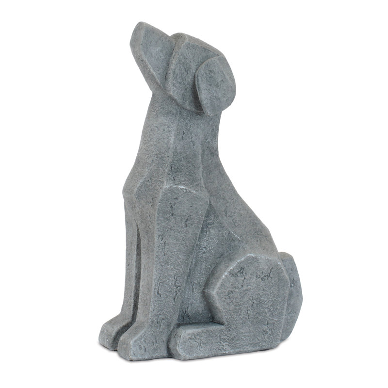 Figurine moderne chien et chat assis