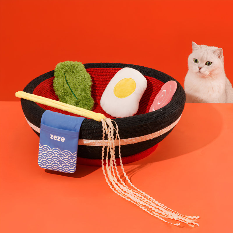  Ramen Bowl Cat Scratcher