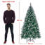 Green Spruce Flocked/Frosted Christmas Tree-921975255