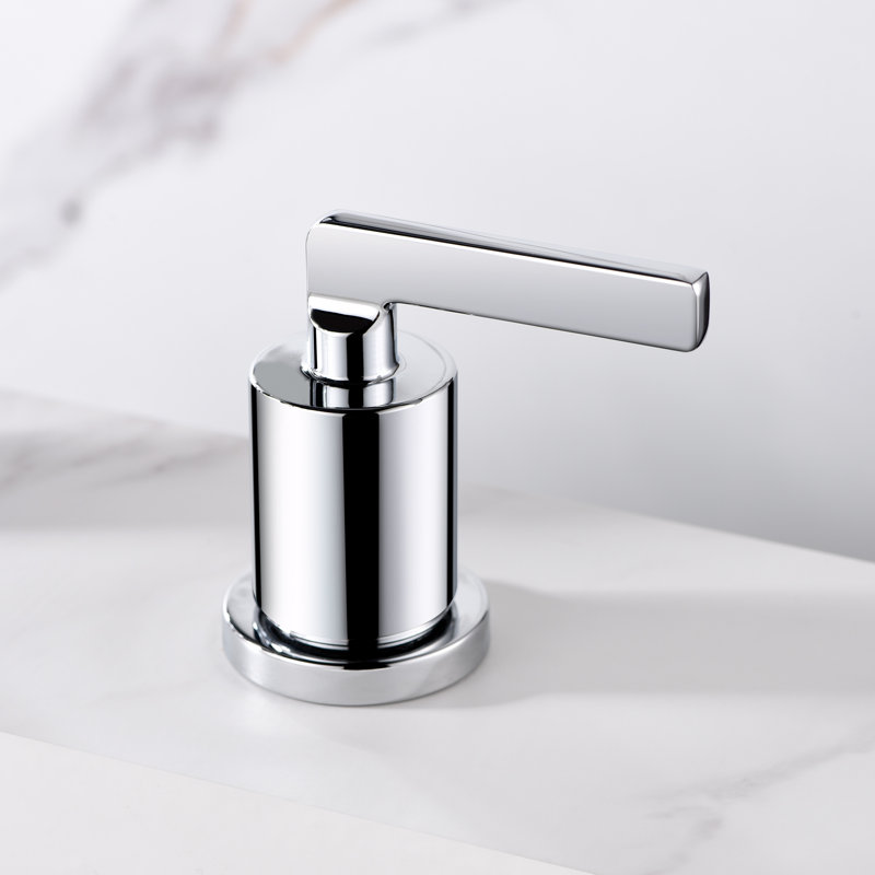Widespread Bathroom Faucet with Drain Assembly, Chrome