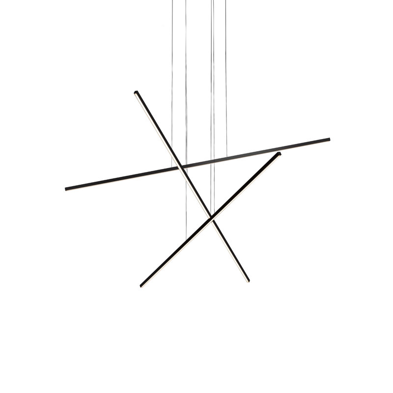 Vega 3 - Light LED Pendant, Black