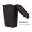  60L Slim Laundry Hamper, Clothes Basket, Lid, Wicker Style, Plastic-73408764