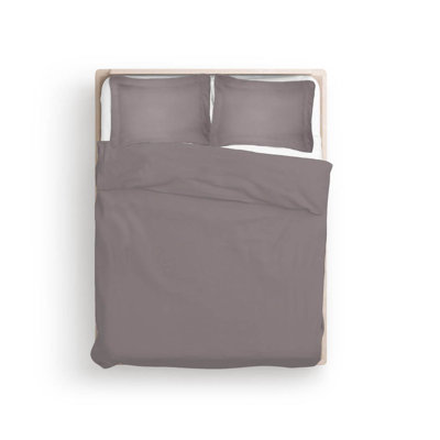 400TC Cotton Sateen Solid Duvet Cover Set