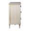 Lugano Reclaimed Acacia White Wash Coastal 8-Drawer Dresser With Iron Hardware