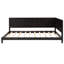 Lit de jour en bois pleine grandeur /, lit de jour classique de style Mid-Century moderne, avec accoudoirs et accessoires de maison, finition, classique moderne, pour-1913032216-1913032218