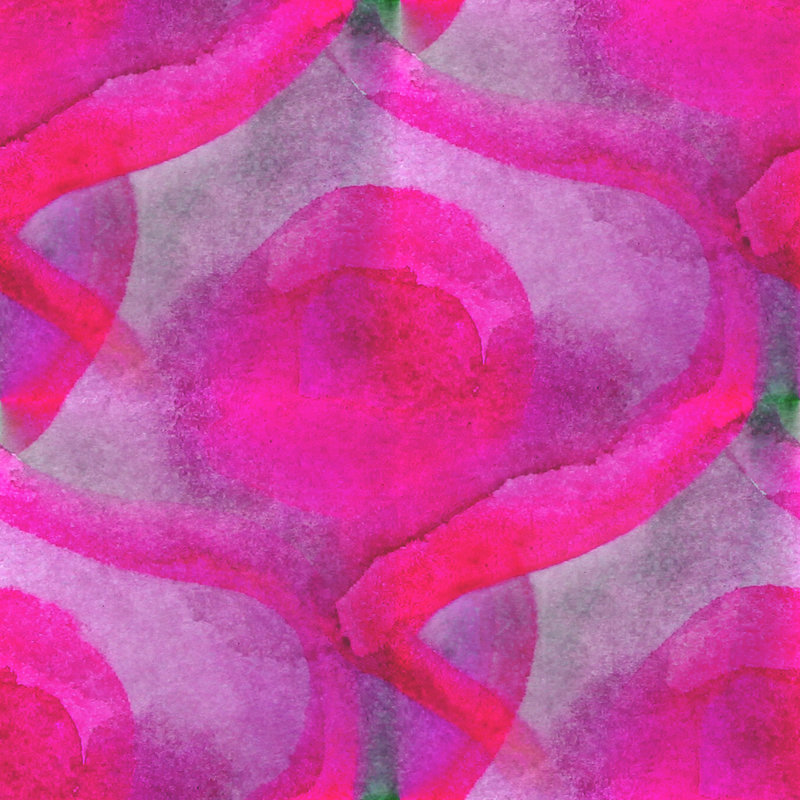 Abstract Pink Watercolour Painted Background by Maxximmm - Wrapped Canvas Print, 30cm H x 30cm W x 3.8cm D