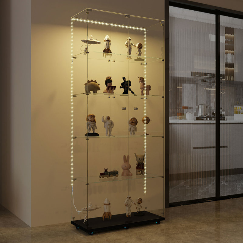 Vitrine en verre trempé