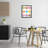 Bright Donut Rows Floating Frame, design by Marcus Prime-51426222-51426223