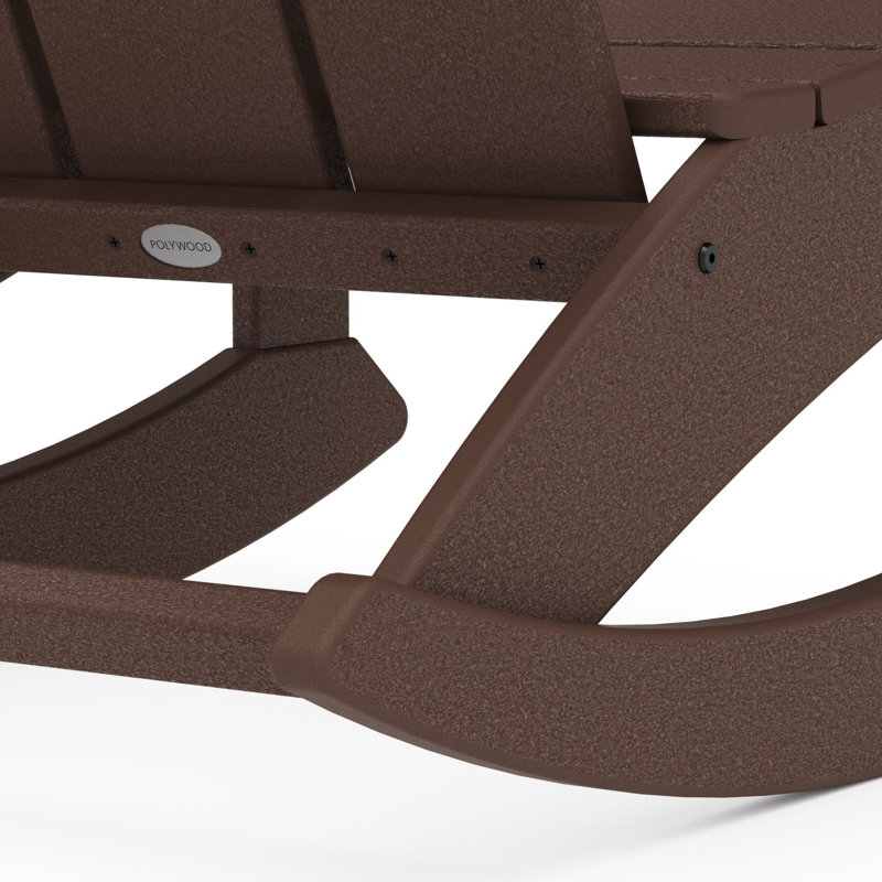 Chaise berçante Adirondack POLYWOOD, Acajou