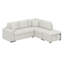 Canapé-lit modulaire escamotable avec méridienne de rangement, canapé d'angle modulaire en L avec ports USB, porte-gobelets-118010318