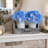Cozy Mason Jar Table Centerpiece with Yellow Hydrangeas,Rustic Wood Tray Farmhouse Dining & Coffee Table Décor-1798033011