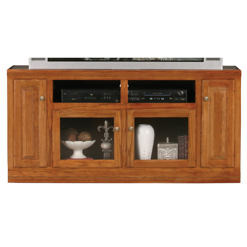 Lapierre Unfinished TV Stand for TVs up to 75", Chocolate Mousse