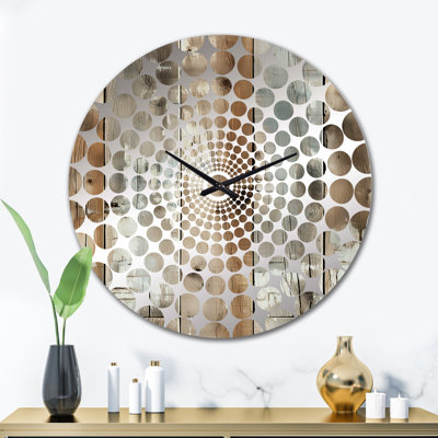 Horloge murale rustique