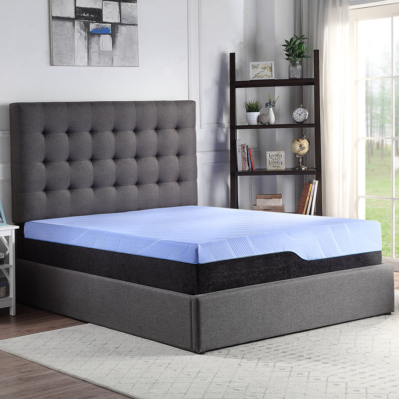Refresh 12 Inch Hybrid Cooling Gelcare Memory Foam And Coil Adult Mattress, Extra-long Twin