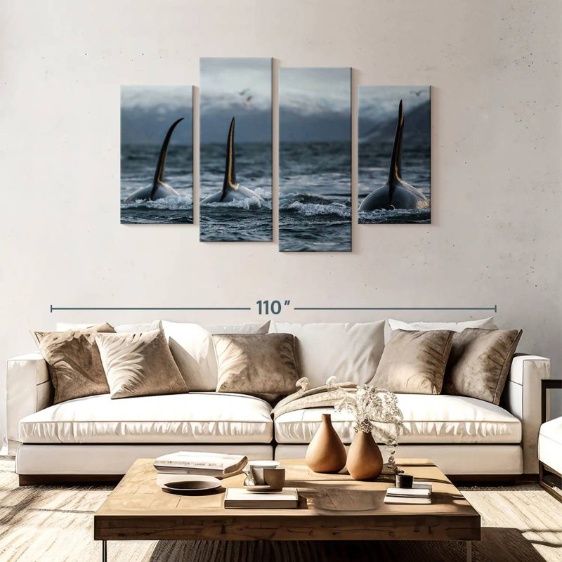 Brampt Norway Orca Trio, 48" H x 75" W