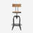 Adjustable Height Swivel Bar Stool, with Elm