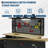 Heavy Duty Garage Workbench w/Pegboard, Wood Workbench with Tool Storage,Power Strip,LED Lighting,Industrial Work Table w/Drawers,Hanging Kits for Garage,Workshop,Basement